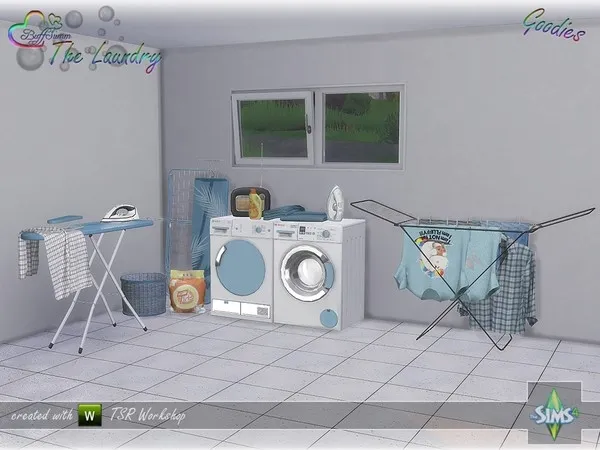 Alpha The Laundry Goodies - The Sims 4 Custom Content