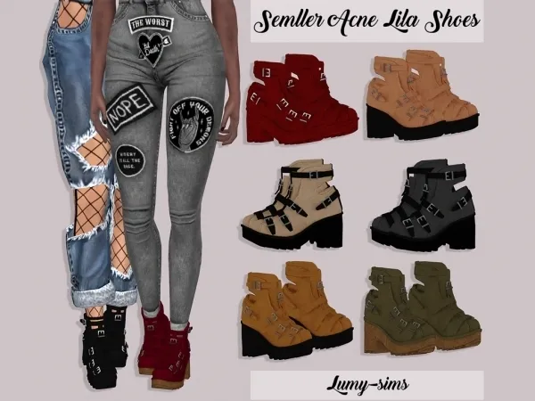 Semller Acne Lila Shoes