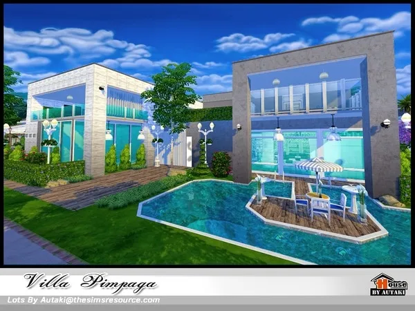 Maxis Match Pimponpan Modern - The Sims 4 Custom Content