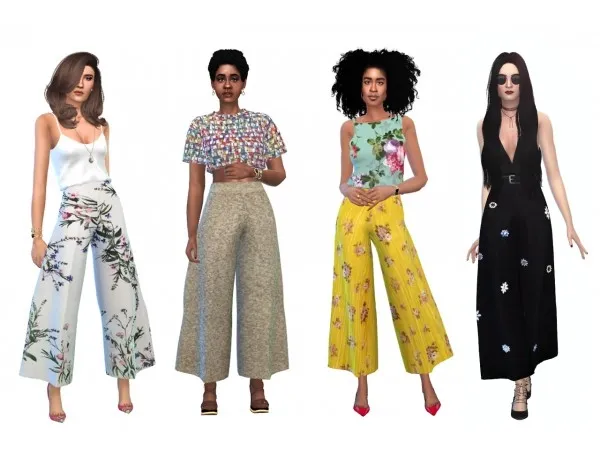 Alpha SLYDs Noel Culottes by thisisthem - The Sims 4 Custom Content