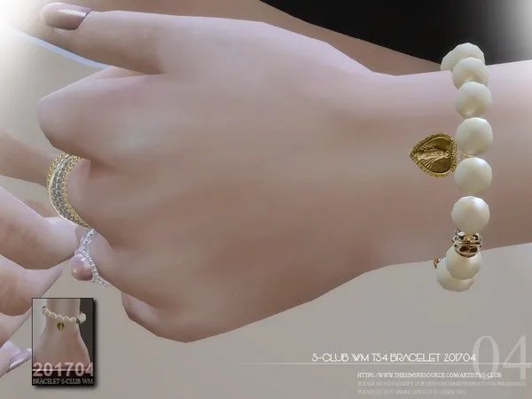 Alpha S Club WM bracelet F201704 - The Sims 4 Custom Content