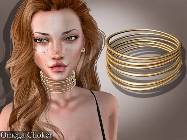 Mix Genius Omega Choker - The Sims 4 Custom Content