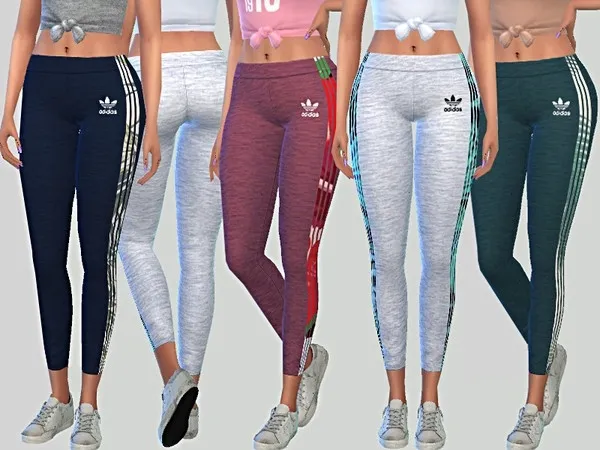 Alpha Adidas Summer Leggings 05 - The Sims 4 Custom Content