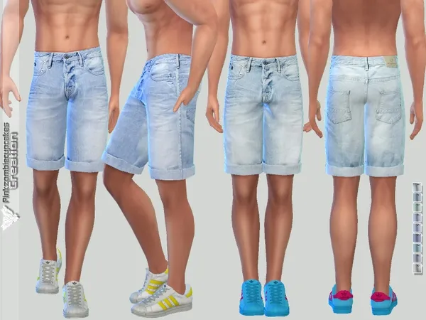 Alpha Summer Denim Shorts Jamie - The Sims 4 Custom Content