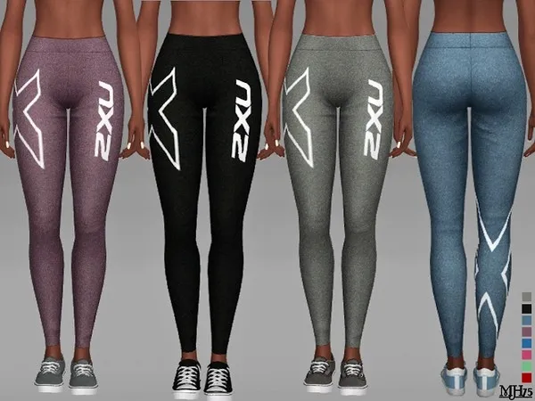 Mix S4 2XU Leggings - The Sims 4 Custom Content