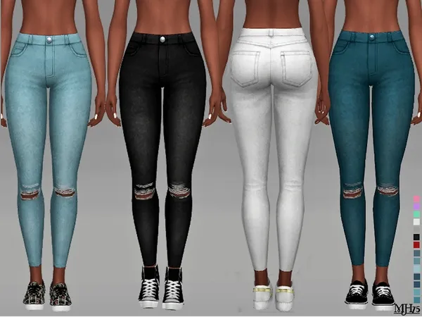 Mix S4 New Look Hallie Skinny Jeans - The Sims 4 Custom Content