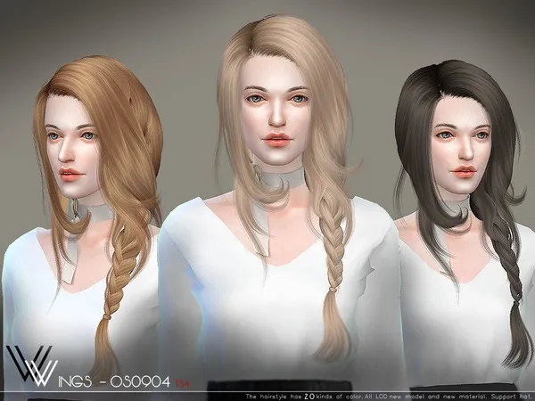 Alpha WINGS OS0904 - The Sims 4 Custom Content