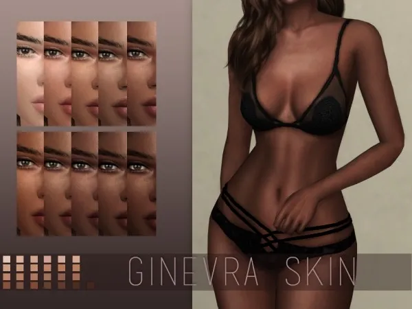 Alpha Ginevra Skin - The Sims 4 Custom Content
