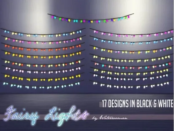 Alpha Fairy Lights - The Sims 4 Custom Content