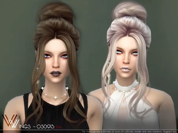 Alpha WINGS OS0915 - The Sims 4 Custom Content