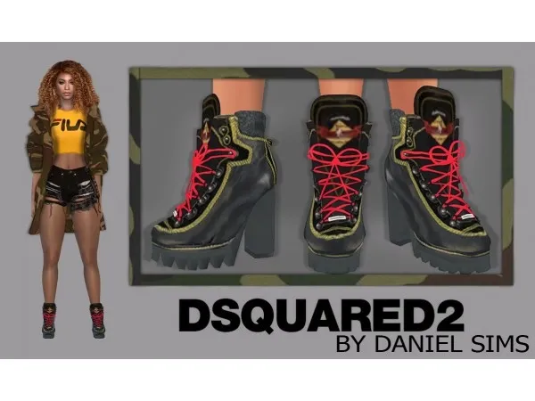 Alpha Beyonce in Dsquared2 - The Sims 4 Custom Content