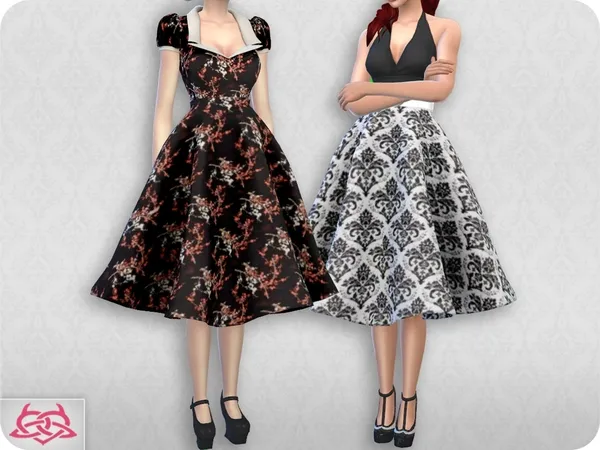 Alpha Vintage Basic skirt 2 R7 - The Sims 4 Custom Content
