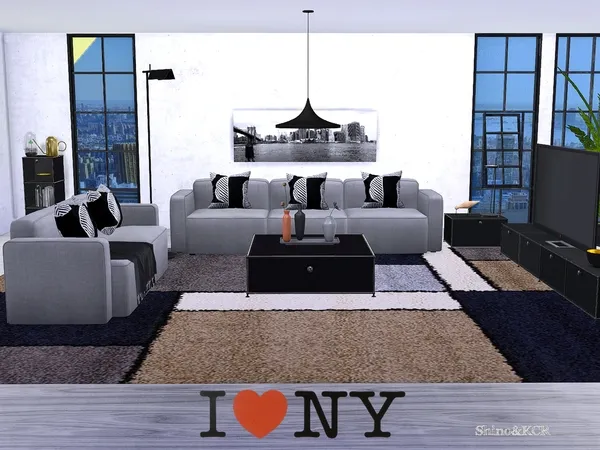 Alpha Living New York - The Sims 4 Custom Content