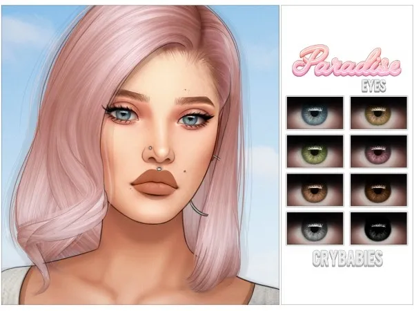 Alpha Paradise Eyes - The Sims 4 Custom Content