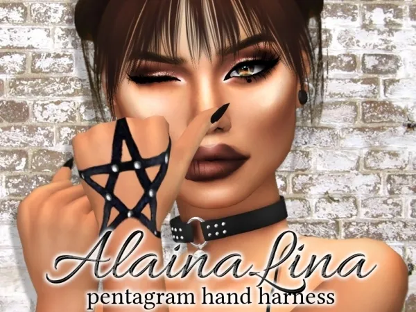 Pentagram Hand Harness - The Sims 4 Custom Content