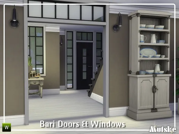 Alpha Bari Doors and Windows part 1 - The Sims 4 Custom Content