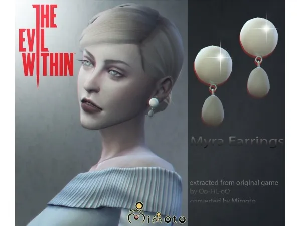 Maxis Match Mira Earings - The Sims 4 Custom Content