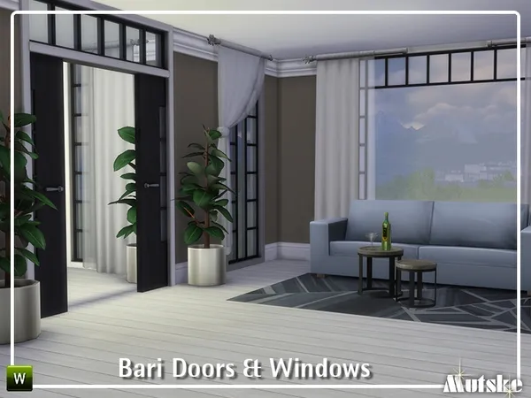 Alpha Bari Doors and Windows Part 2 - The Sims 4 Custom Content