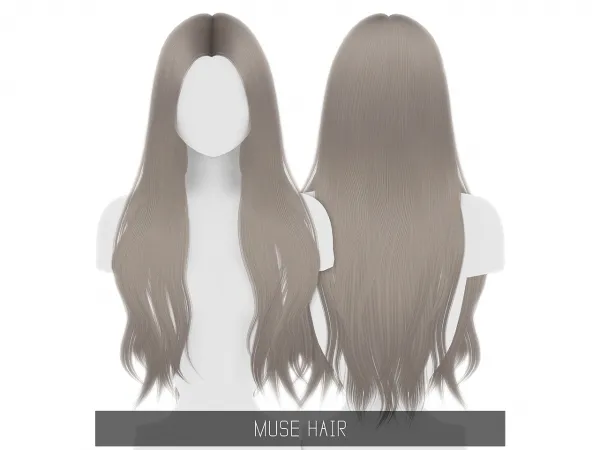 Alpha MUSE HAIR - The Sims 4 Custom Content