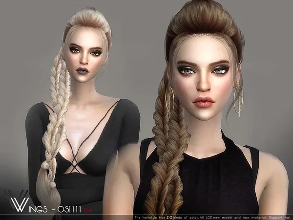 Alpha WINGS OS1111 - The Sims 4 Custom Content