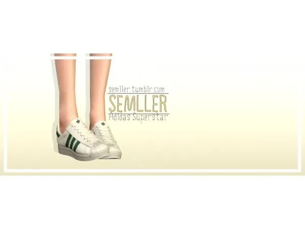 [SEMLLER] Adidas Superstar - The Sims 3 Custom Content