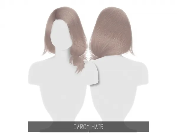 Alpha DARCY HAIR - The Sims 4 Custom Content