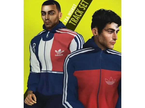 Alpha Track Set Wurst by Tea - The Sims 4 Custom Content