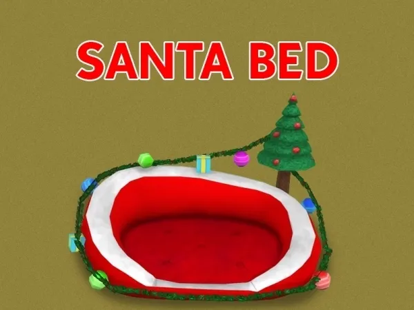 HOLIDAY PET BED