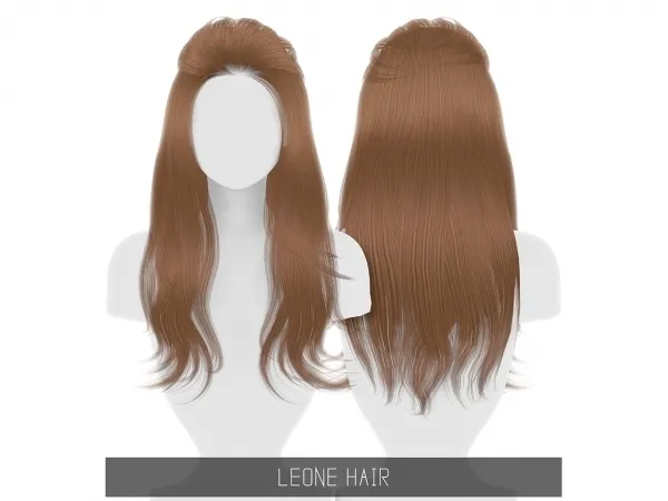 Alpha LEONE HAIR - The Sims 4 Custom Content
