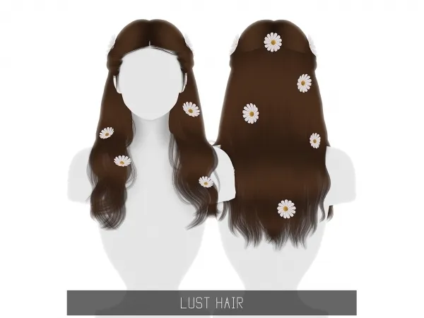 Alpha LUST HAIR - The Sims 4 Custom Content