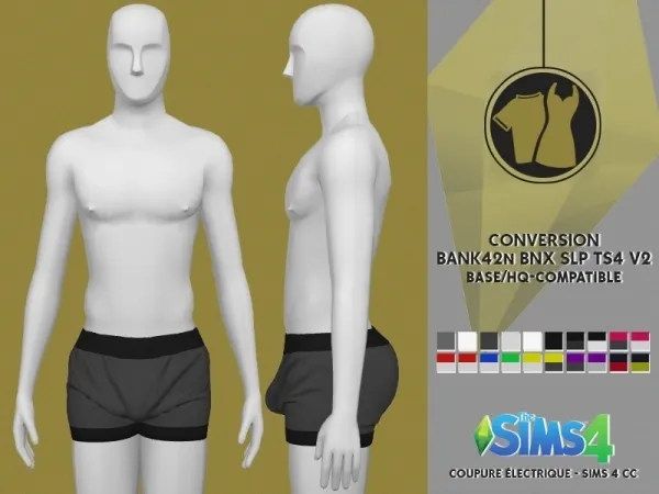 Alpha BNX SLP by BANK42n V2 - The Sims 4 Custom Content