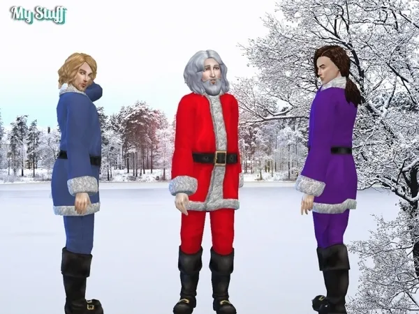 Alpha Santa Outfit - The Sims 4 Custom Content