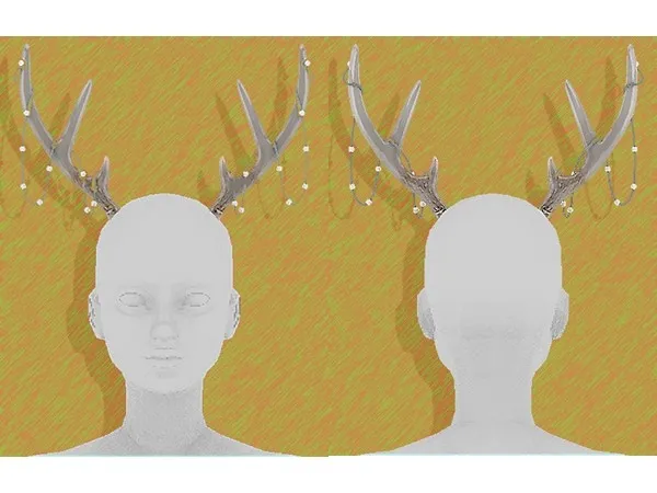 Maxis Match LEAHLILLITH ECLIPSE ANTLERS (CONVERSION) - The Sims 4 Custom Content