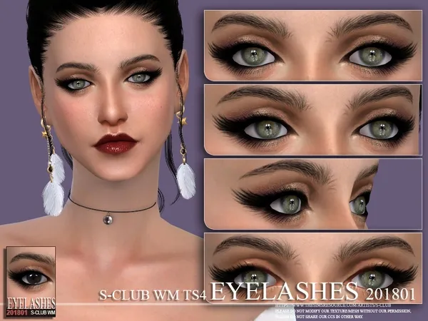 Maxis Match S Club WM eyelashes 201801 - The Sims 4 Custom Content