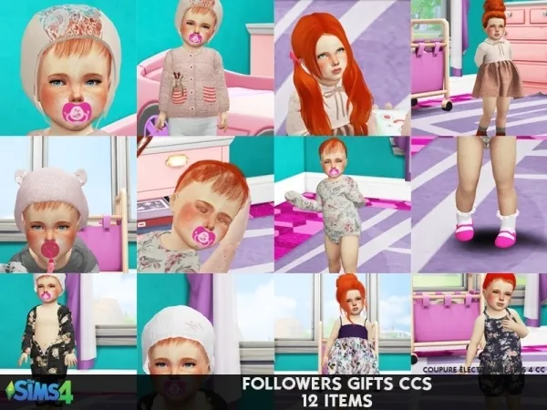 Alpha 2K FOLLOWERS GIFTS - The Sims 4 Custom Content