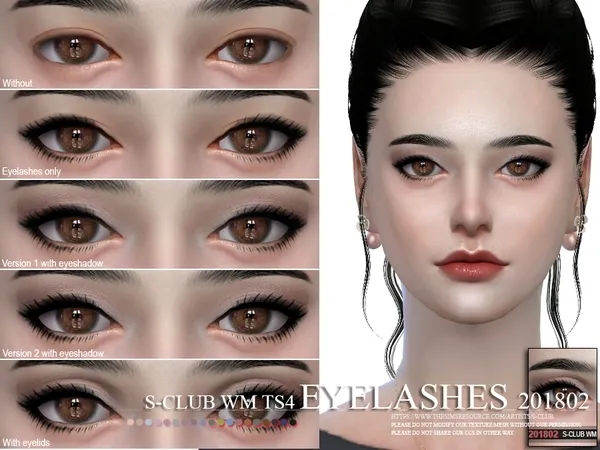 Maxis Match S Club WM eyelashes 201802 - The Sims 4 Custom Content