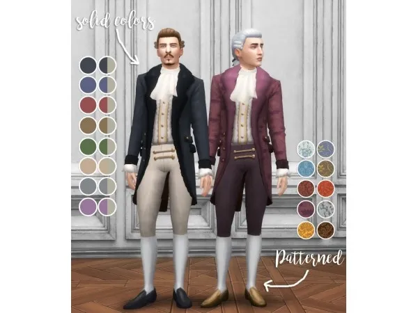 Alpha Dandy Suit for men by simsfinds - The Sims 4 Custom Content