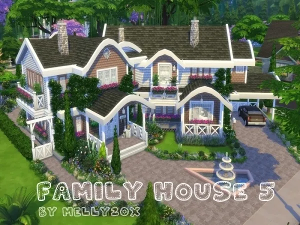 Alpha Family House 5 - The Sims 4 Custom Content