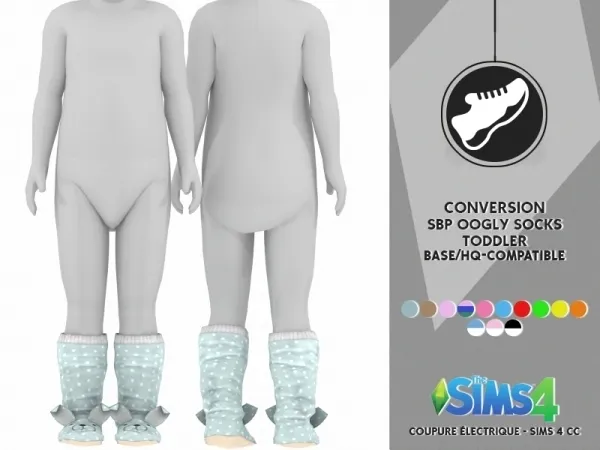 Alpha SBP OOGLY SOCKS - The Sims 4 Custom Content