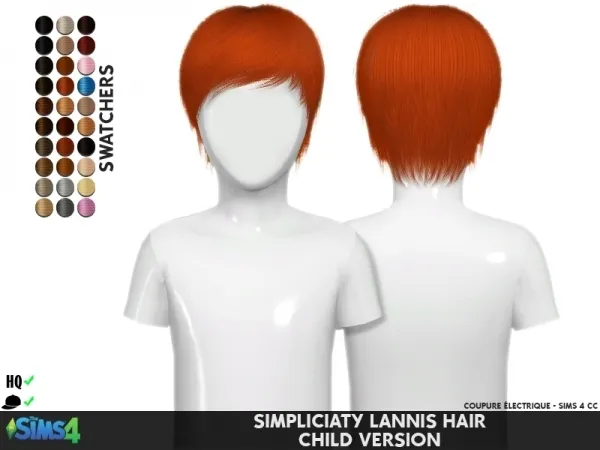 Alpha SIMPLICIATY LANNIS CHILD VERSION - The Sims 4 Custom Content