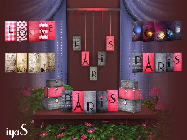 Decor Blocks Sign - The Sims 1 Custom Content