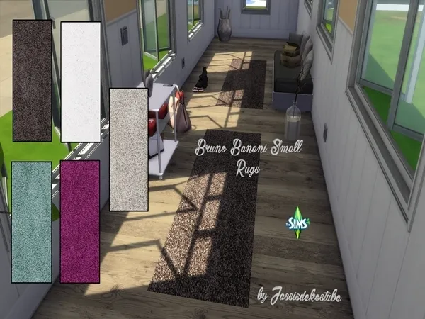 Alpha Bruno Banani Small Rugs - The Sims 4 Custom Content