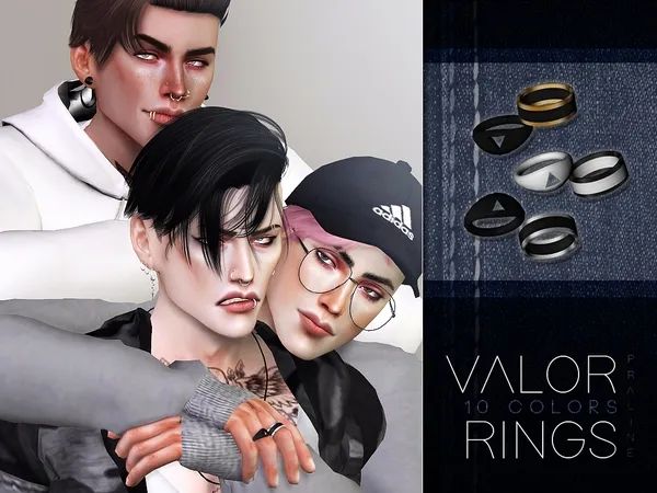Mix Valor Rings - The Sims 4 Custom Content