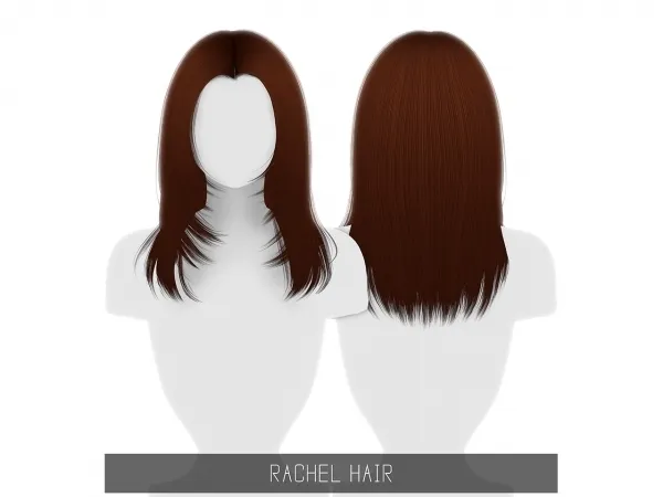 Alpha RACHEL HAIR - The Sims 4 Custom Content