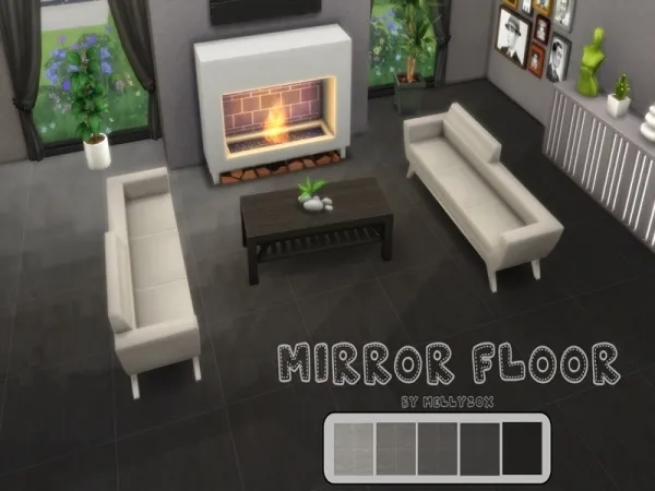 Alpha Mirror Floor - The Sims 4 Custom Content