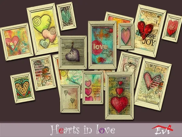 Alpha Hearts in Love by thesimsresource - The Sims 4 Custom Content