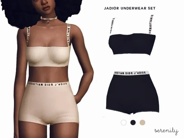 Maxis Match Jadior Underwear SET - The Sims 4 Custom Content