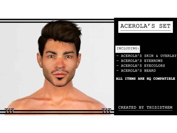 Alpha Acerolas Set - The Sims 4 Custom Content