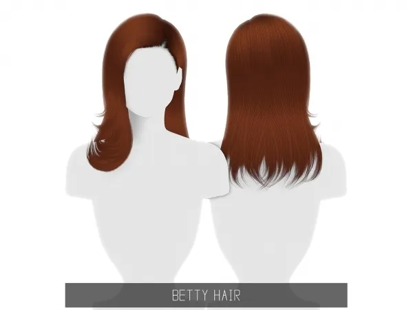 Alpha BETTY HAIR - The Sims 4 Custom Content