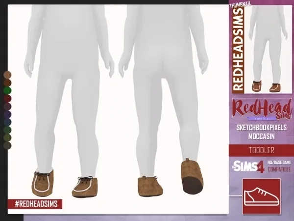 Alpha SKBP MOCCASIN TODDLER - The Sims 4 Custom Content